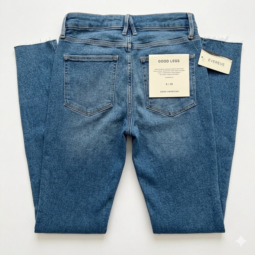 Good American Good Legs Ultimate Skinny Jeans Size 8/29 NWT - Picture 2 of 7
